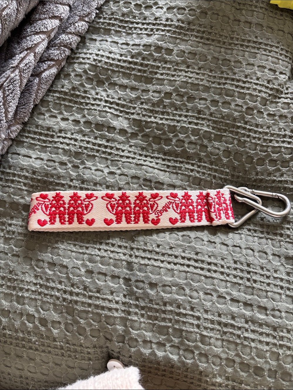 BAGGU cowgirl keychain